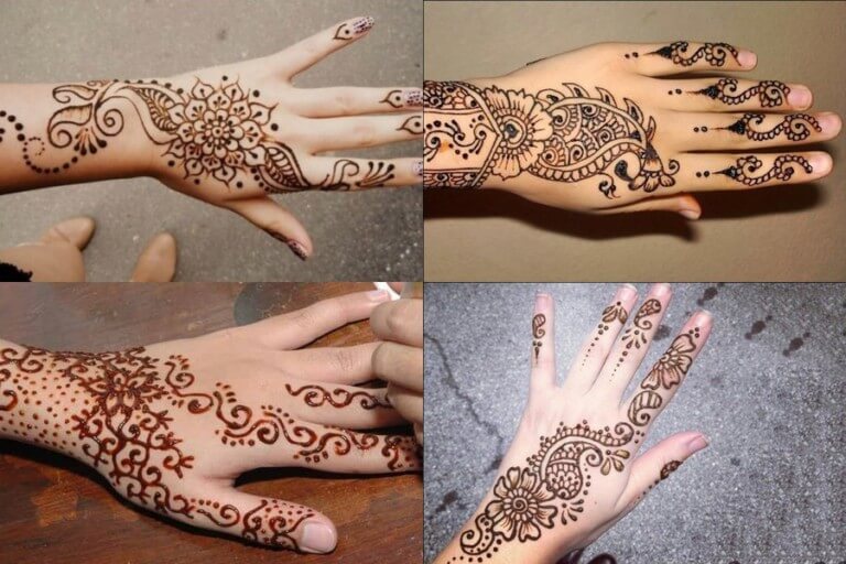  Mehndi hand design