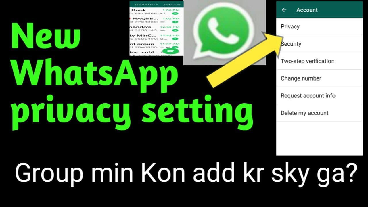 How to change group privacy settings on WhatsApp