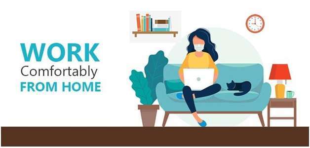 comfortably work from home.