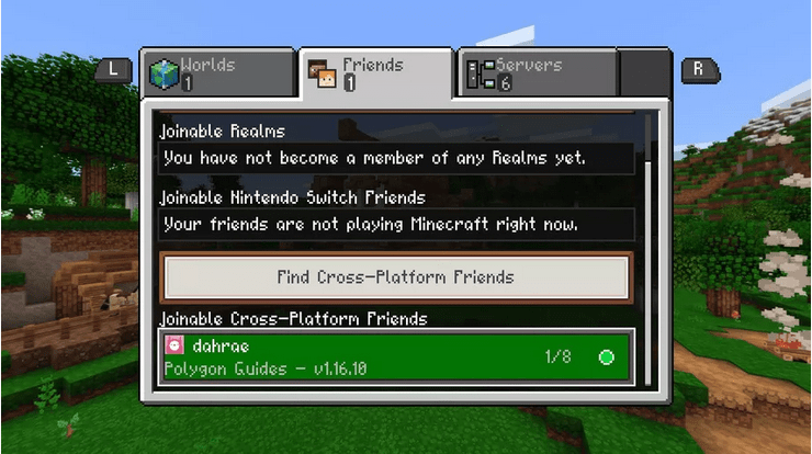 join a friend’s game
